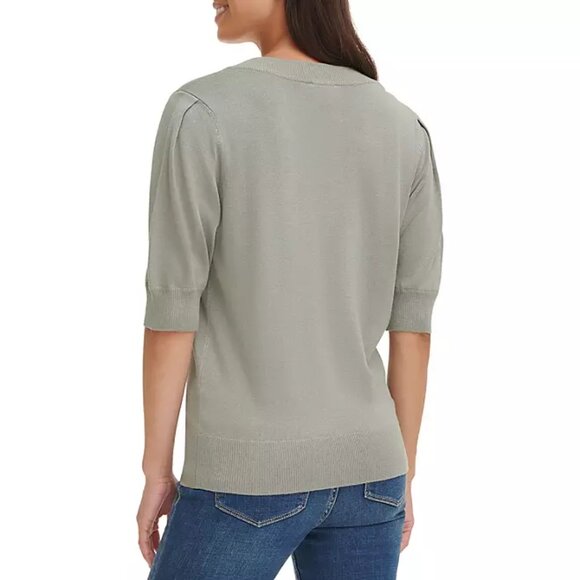 Ladies Puff Sleeve Sweater - Picture 3 of 5